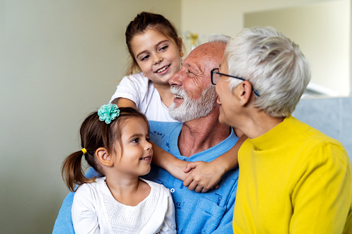 Caregiver with elderly client